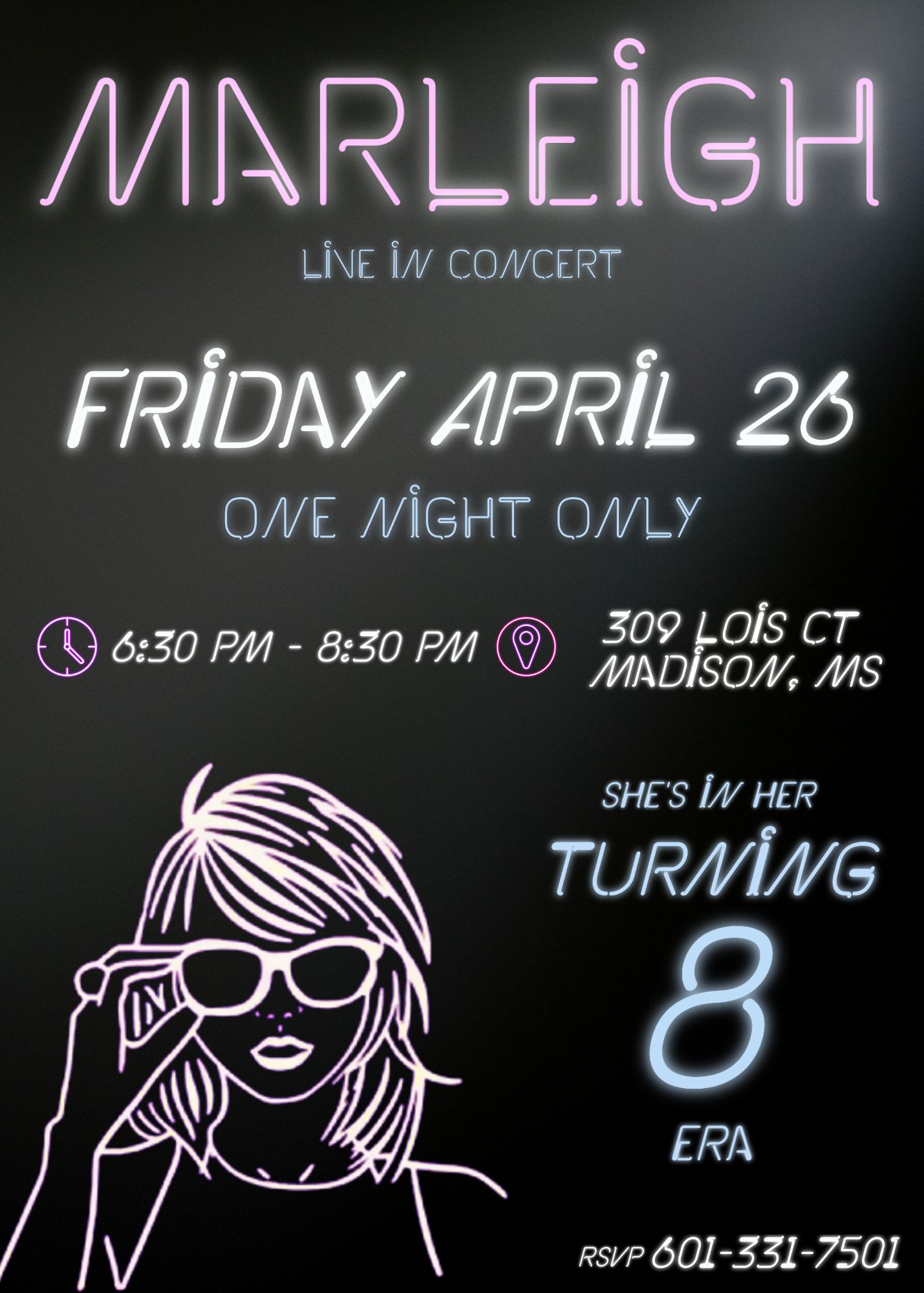 Marleigh's Birthday Party Invitation